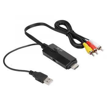 

HD to AV Adapter for RCA Converter Cable 480 i 576 i Male to Male Video Converter Cable for TV VHS VCR