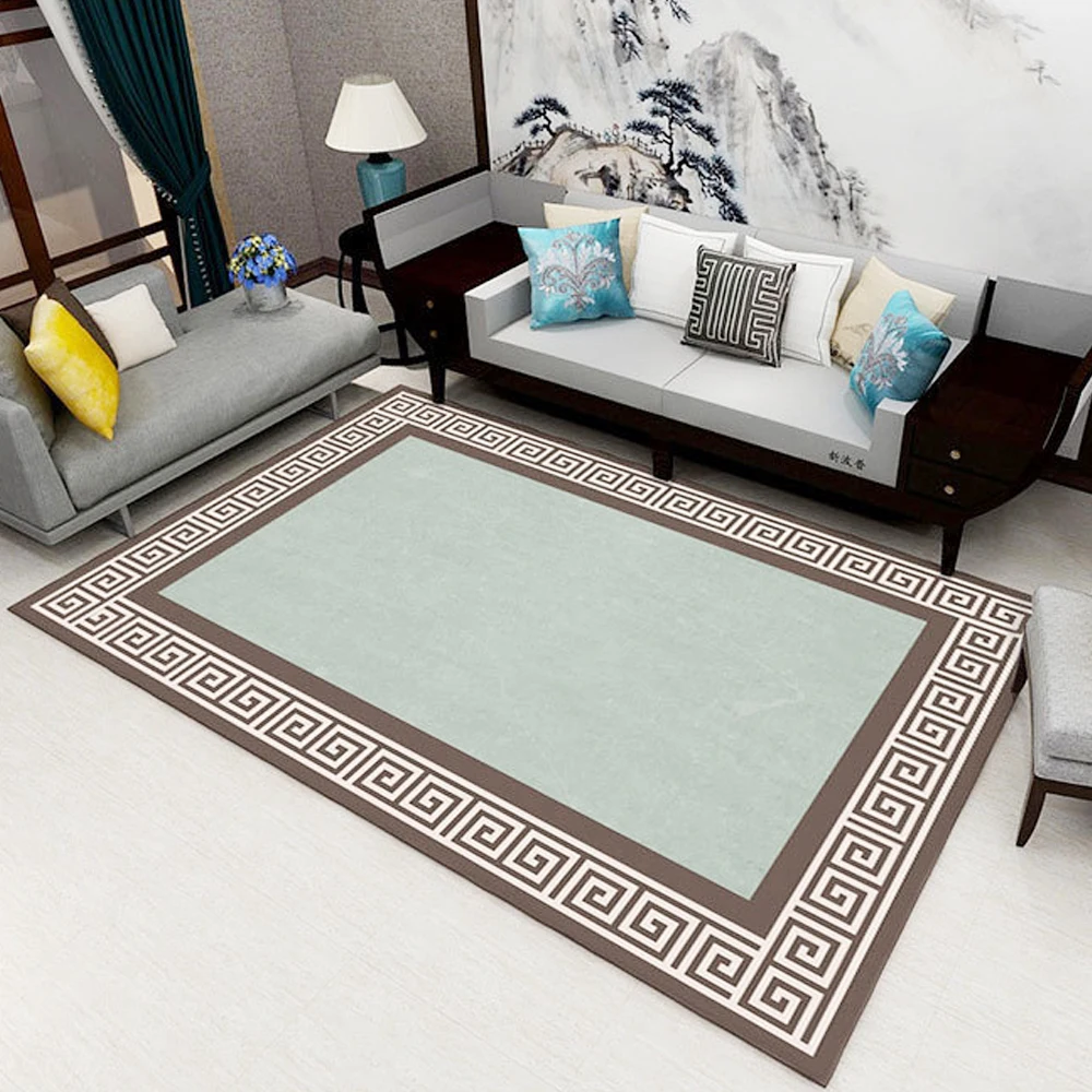 Классический китайский стиль коврик нескользящий гелевый бархатный коврик Домашний прихожей чайный коврик для стола коврик для спальни кухни