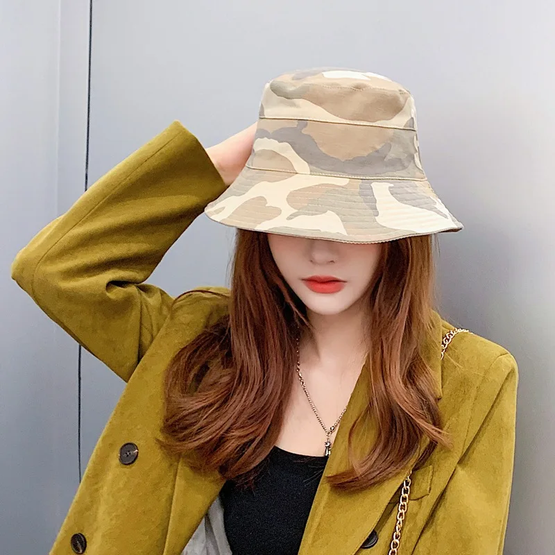 

Women Bucket Hat Reversible Doube side wear Bob Hat Chapeau Double Side Wear Fishermen gorro pescador Bucket Two Side Wear Caps