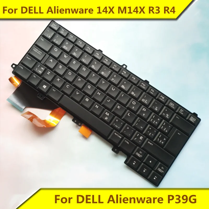 Per Dell Alienware P39G Alienware 14X M14X R3 R4 Tastiera Retroilluminata Nuovo Originale Per Notebook Dell