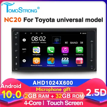 

Android 10 universal car radio player for toyata VIOS CROWN CAMRY HIACE PREVIA COROLLA RAV4 BT WIFI DVR CARPLAY Stereo Head unit