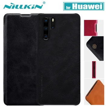 

Huawei P30 Pro Lite Case Nillkin Luxury SOFT PU Flip Leather Case Huawei Honor V20/10i/20i/20 Pro Back Case for Nova 4 5 5i