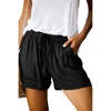 12 Colors Casual Women Short Pants Simple Drawstring Pockets Summer Elastic Waist Loose Home Fashion Streetwear Ladies Pant ► Photo 3/6