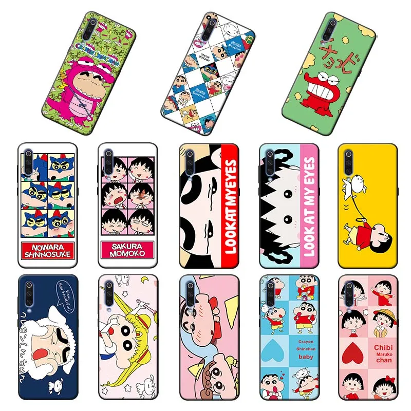 Crayon Shin Chan для samsung galaxy note 8 9 10 pro plus Прозрачный мягкий силиконовый чехол телефона |