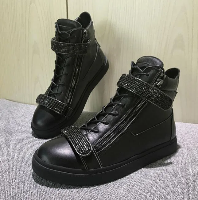 Бренд Chentel благородное двойное мужские лоферы черного цвета с кристаллами мужская повседневная обувь модельные туфли для вечеринки мужские кроссовки на плоской подошве со шнуровкой