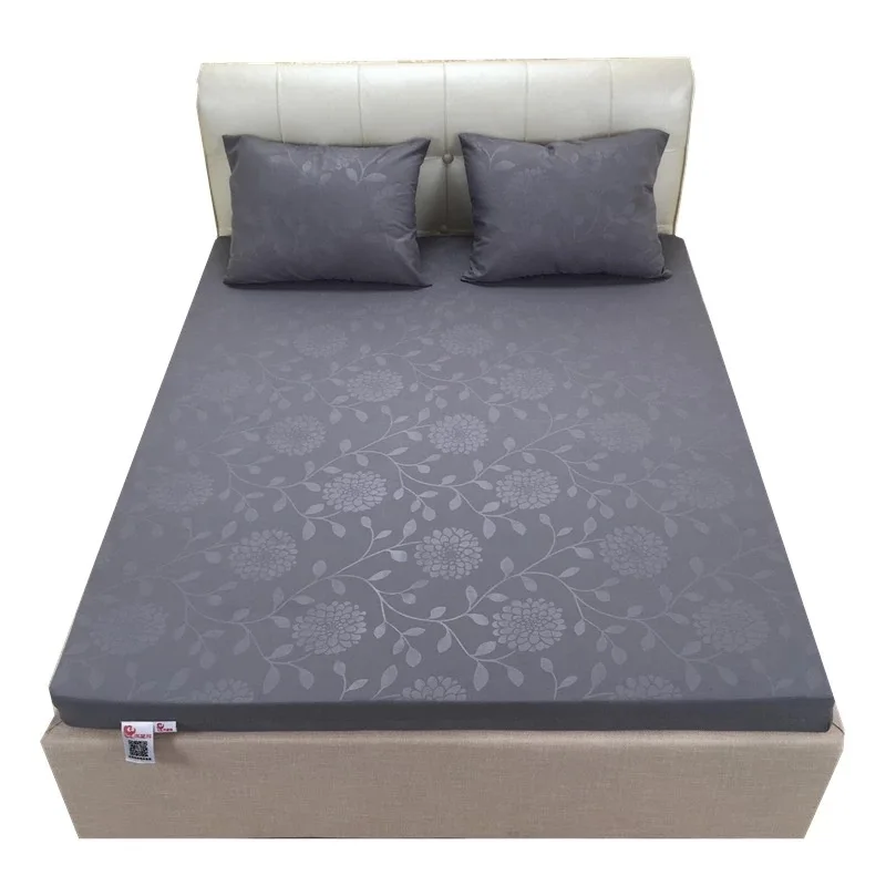 VESCOVO Sponge Foam Mattress Topper With Mattress Cover Thickening Foldable Tatami Pad For Family Hotel
