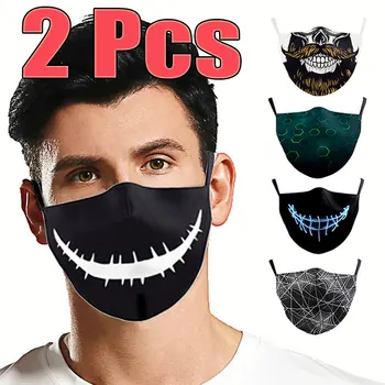 

2Pcs New Vogue Unisex Anti-Infection Virus Face Mouth Masks Reusable Protection Dust Breath Washable Masks Proof Bacteria Mask