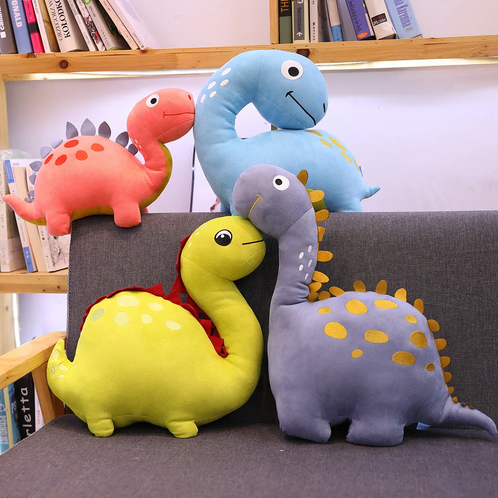 Peluche de dinosaurio de dibujos animados para niños y niñas, almohada  tiranosaurio de 30cm, 1 unidad - AliExpress Juguetes y pasatiempos