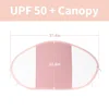 Baby Swim Float Removable Canopy UPF 50+ UV Sunshade Separately Only Canopy Swim Pool Ring Accessories 5