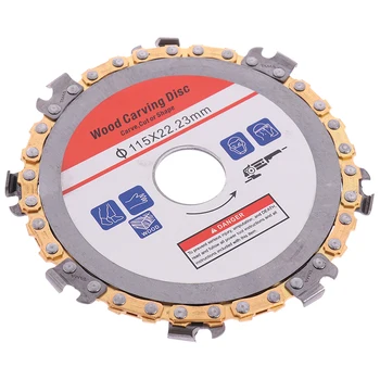 

1pc .5'' Angle Grinder Disc 8 Tooth Chain Saw Blade For Woodcarving Cutting Cutter 10000-13000RPM Hot