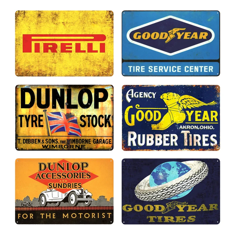 Home & Living Tire shop iron plate Tire shop sign Tire shop Decor Tire