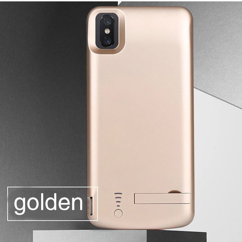 Чехол для зарядного устройства для Xiaomi Mi 8, 6500 мА/ч, внешнее запасное зарядное устройство, внешний аккумулятор, чехол для телефона с подставкой, чехол для зарядного устройства