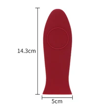 Силиконовый держатель с горячей ручкой, нескользящая подставка для горшка, железный сковорода, крышка для кухонной сковороды, распродажа