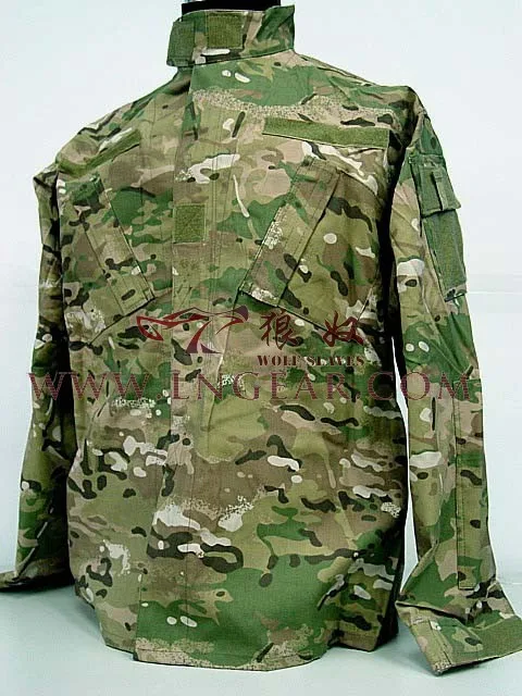 

Guangzhou Wolf Slave Outdoor-Special Warfare Version Suit CP Color Army Fans Outdoor Field Operations Tactical Suit with Pants F