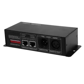 

Promotion! 3 Channel DMX Decorder LED Controller fuer RGB 5050 3528 LED Strip Light DC 12V-24V 8A