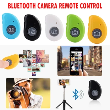 

Wholesale 10pcs/lot Wireless Bluetooth Phone Camera Remote Control Shutter For Mobile phone for Android IOS for iPhone