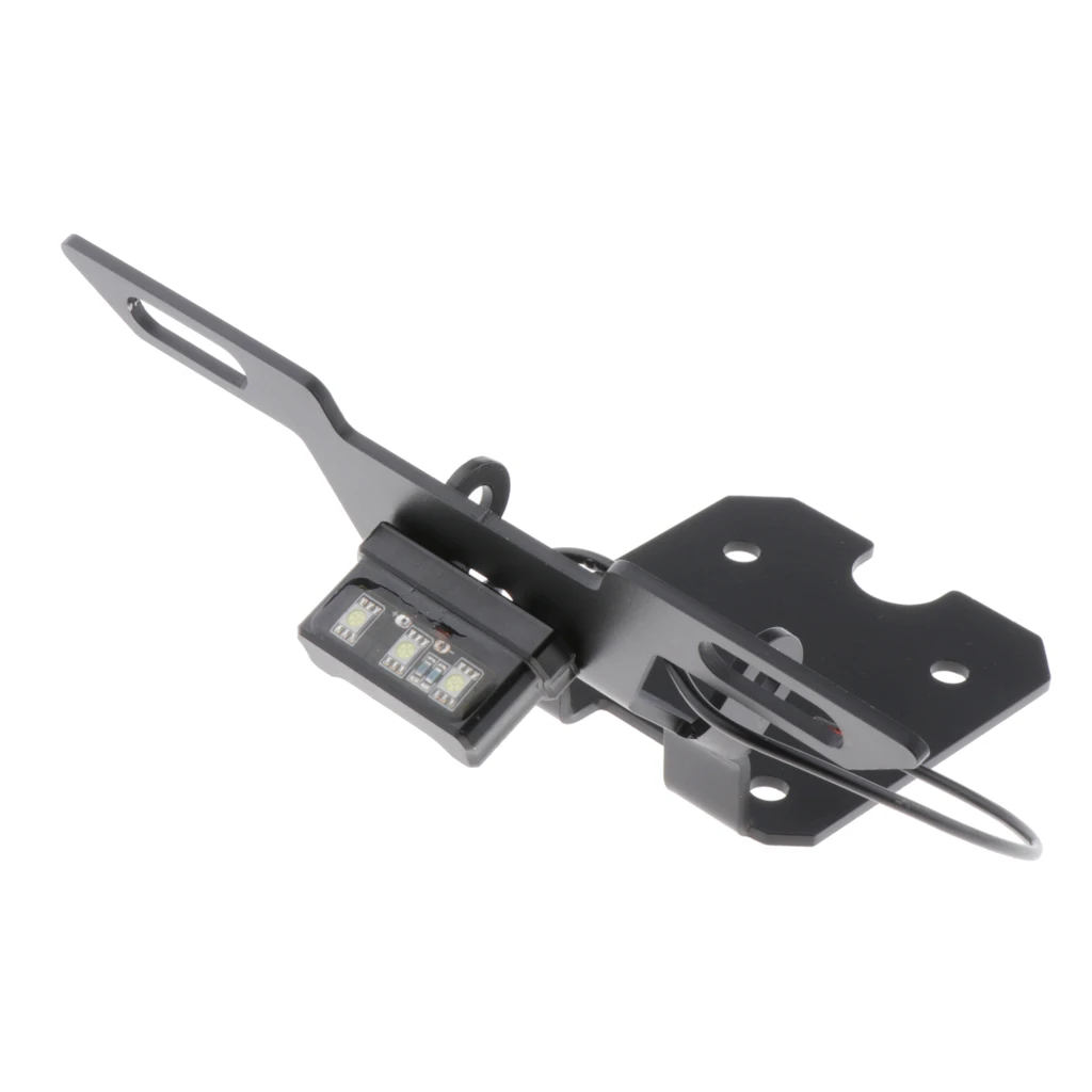 

Motorcycle CNC License Plate Bracket with LED Light for YAMAHA R15 V3 Motorcycles