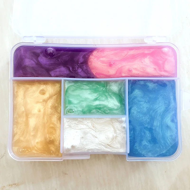 

300ml Color Slime puff glue Plasticine Crystal brushed slime fluffy lizun mud Slime putty soft Clay toy antistress for kids