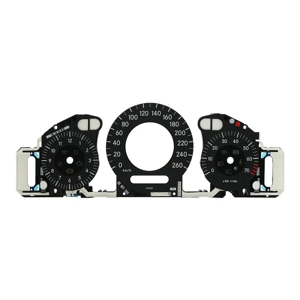 Gauge Face Overlay for Mercedes W211 W209 C219 Instrument Cluster 260KM