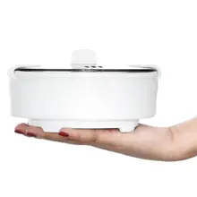 Мини-плита Ланч-бокс Электрический Подогрев сковородки напряжение 110-220 В складной повара A6HB