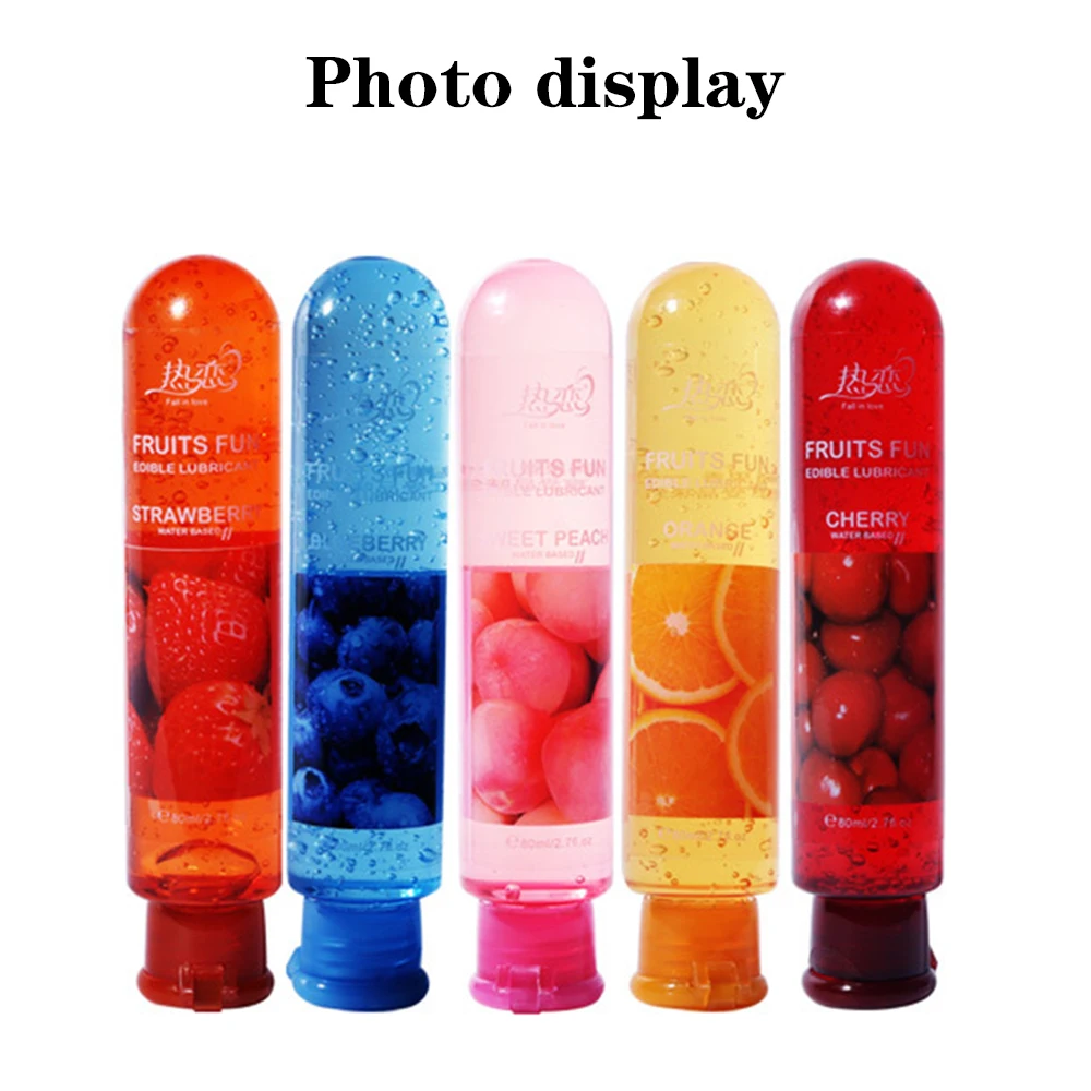 Sex Lube Lubricant Blueberry Orange Cherry Peach Strawberry Cream Sexo