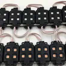 5050 Светодиодный модуль 3 светодиодный s 4 светодиодный s рекламный модуль светильник коробка вывеска дисплей задний светильник ing RGB белый красный зеленый