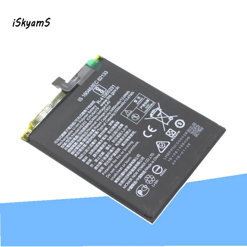 ISkyamS 1x3400mAh HE363 телефонный Сменный аккумулятор для Nokia X7 TA-1131/8 1 TA-1119 TA-1128 | Мобильные
