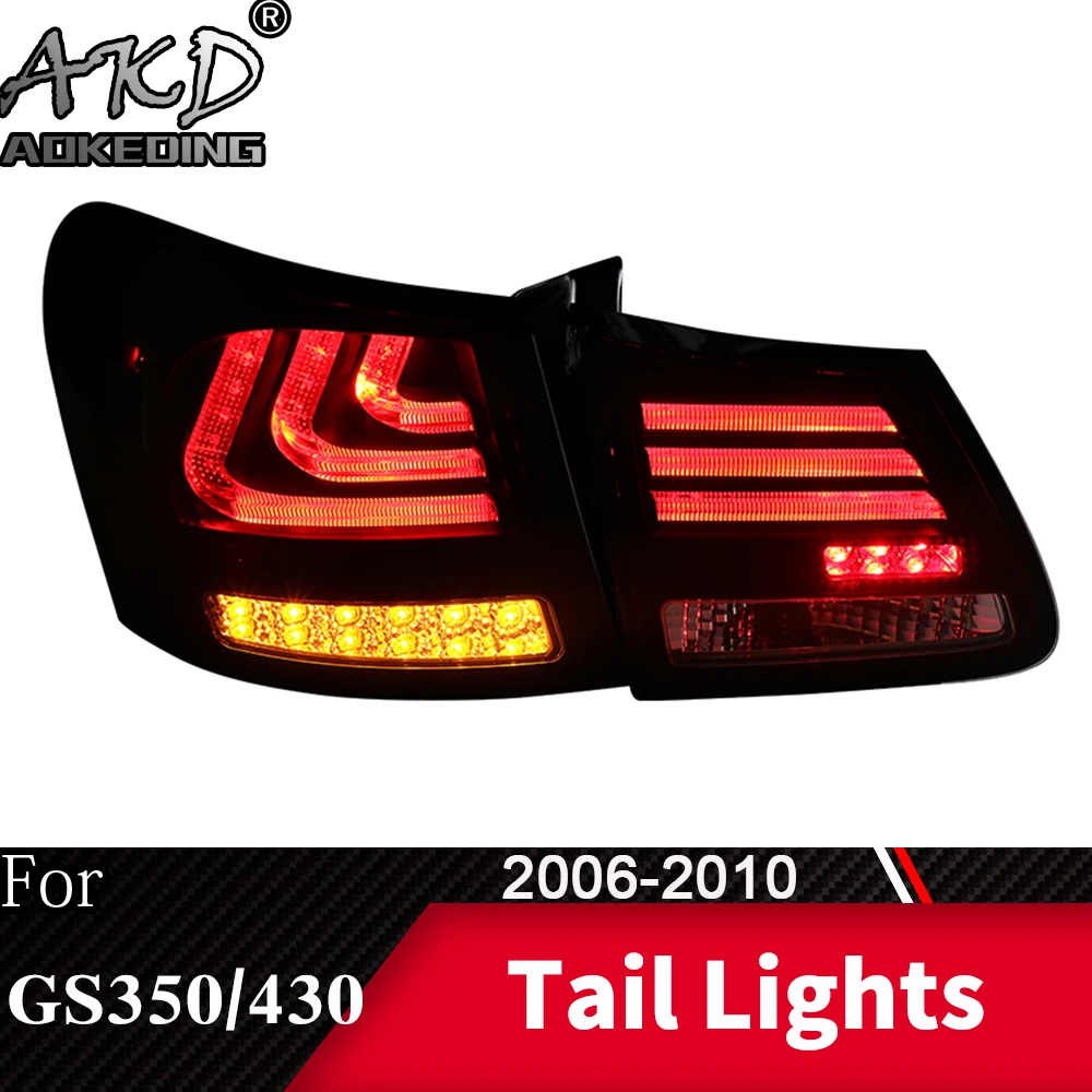 Задний фонарь для автомобиля Lexus GS350 2006-2010 GS300 GS430 светодиодный задние фары, противотуманные фары Габаритные огни DRL автомобилей Аксессуары