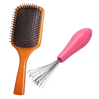 

1 Set Massage Comb and Cleaning Claw Practical Wide Frame Airbag Hair Combs Hair Groomer Hairstyling Tool for Barber Women