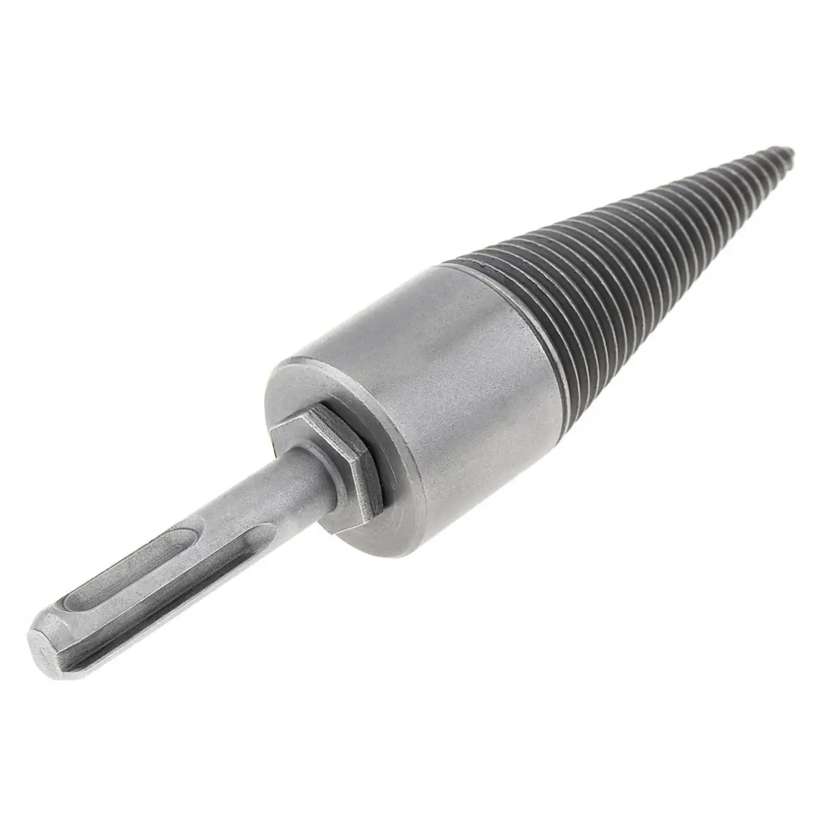 Drill Bits 35MM Steel Speedy Screw Cones Drill Bit with Round Handle for Soft / Hard Firewood