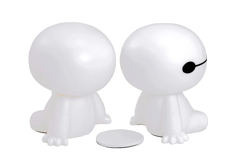 Автомобиль орнамент робот Baymax качающаяся голова фигурка кукла автомобиль Интерьер приборной панели декор кивая украшения Симпатичные авто аксессуары
