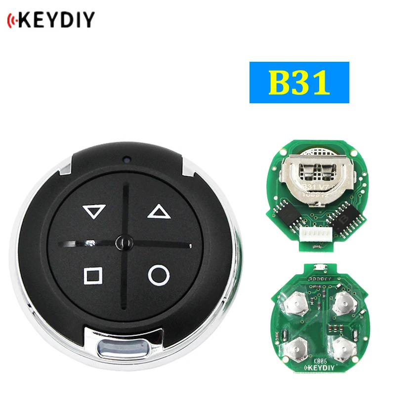 KEYDIY 4 кнопки B31 пульт дистанционного управления Автоматическая гаражная дверь пульт дистанционного управления для KD900 KD900+ URG200 KD-X2 мини KD ключ генератор