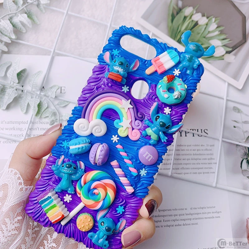DIY чехол для Samsung Note10 plus 3D rabit телефона Galaxy s10 S6/s7/s8/9 + ручной работы кремовый note8/9