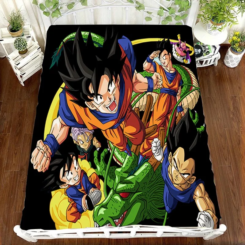 28 DRAGON BALL Z Аниме Печать простыня Vegeta Сон Гоку Zetto покрывало детская комната Простыня Постельное белье(без наволочки - Цвет: 28
