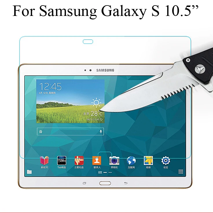 Tempered Glass Screen Protector film For Samsung Galaxy Tab S 10.5 T800. 