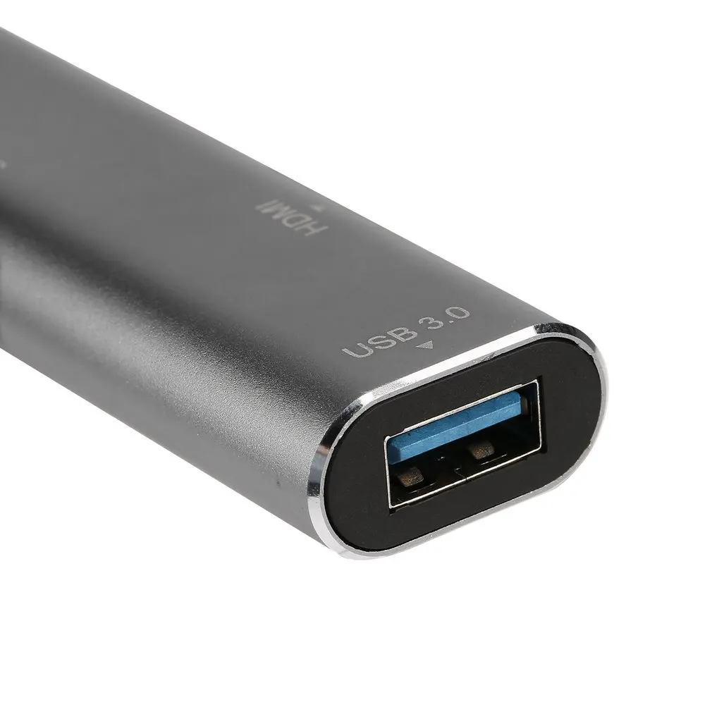 USB 3,1 type C 5 в 1 многофункциональная док-станция расширения 4K HDMI USB3.1 интерфейс с безопасной цифровой картой памяти/TF кард-ридер