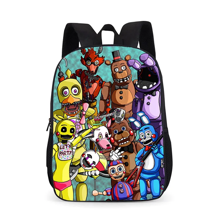 big11 LUOBIWANG Five Nights At Freddy's детский школьный рюкзак для мальчиков и девочек, Водонепроницаемый Школьный рюкзак, сумка для книг - Цвет: big11
