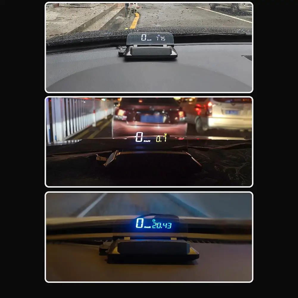 Автомобильный HUD Дисплей OBD электроники головой вверх автомобилей аварийная