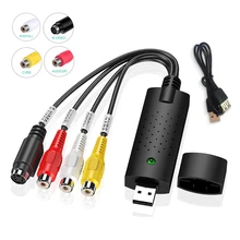 

2022 Portable VHS to Digital Converter USB2.0 Audio Video Capture Card Adapter VHS To DVD Video Capture Converter For