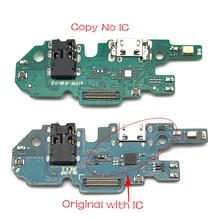 Микро USB зарядное устройство док-коннектор, зарядный порт микрофон гибкий кабель для samsung Galaxy A105F A10 A105 запасные части