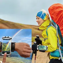 Открытый вращающийся браслет для бега Регулируемый силиконовый держатель для телефона чехол для спорта на открытом воздухе нарукавник