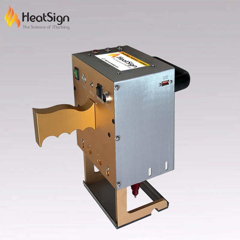 HeatSign Portable Dot Pin Marking Machine For Big Metal Engraving