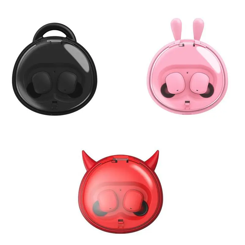 

Wireless Earbud TWS Bluetooth 5.0 Earbuds Waterproof Sports Earphones Ergonomic Comfortable With Cute Charging Case