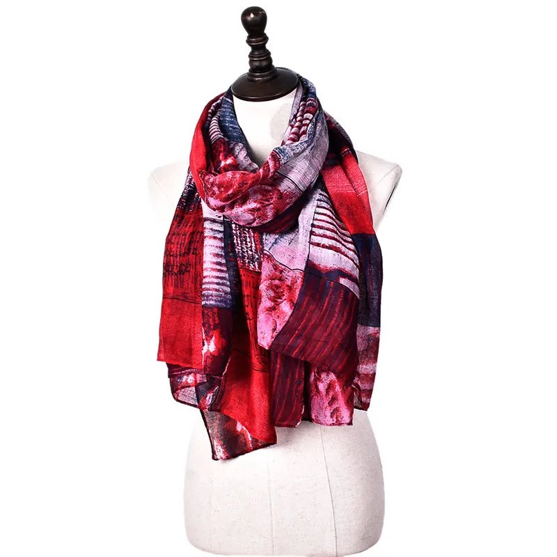 Мода, длинный шарф в горошек, женские шарфы, хлопковый шарф с рисунком шариков, женские шали, муслиновые палантины белого цвета