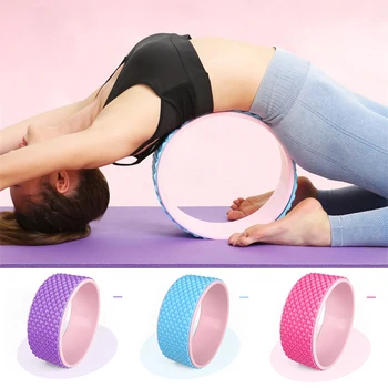 

Massage Yoga Wheel TPE Yoga Pilates Circle WomanBack Training ABS Gym Professional Fitness Equipment Waist Shape Bodybuilding