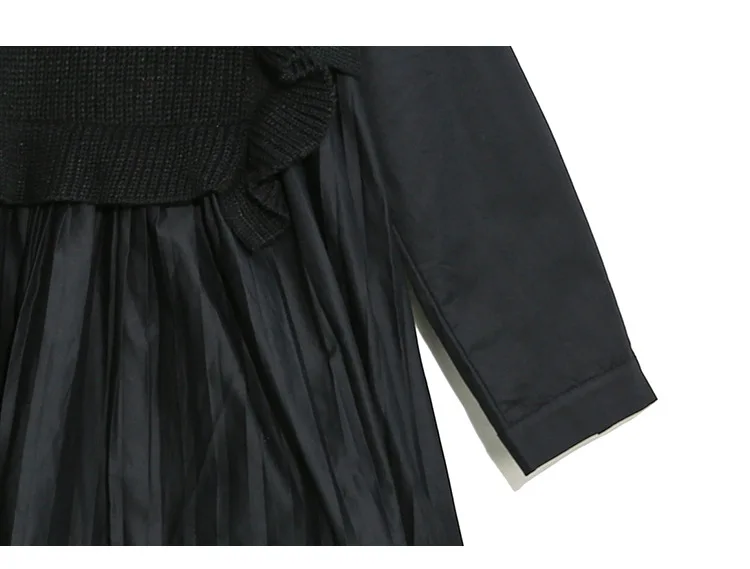 Oversize batwing sleeve loose pullover shirt for women spring autumn vintage ruffle pathcwork pleated top femenino