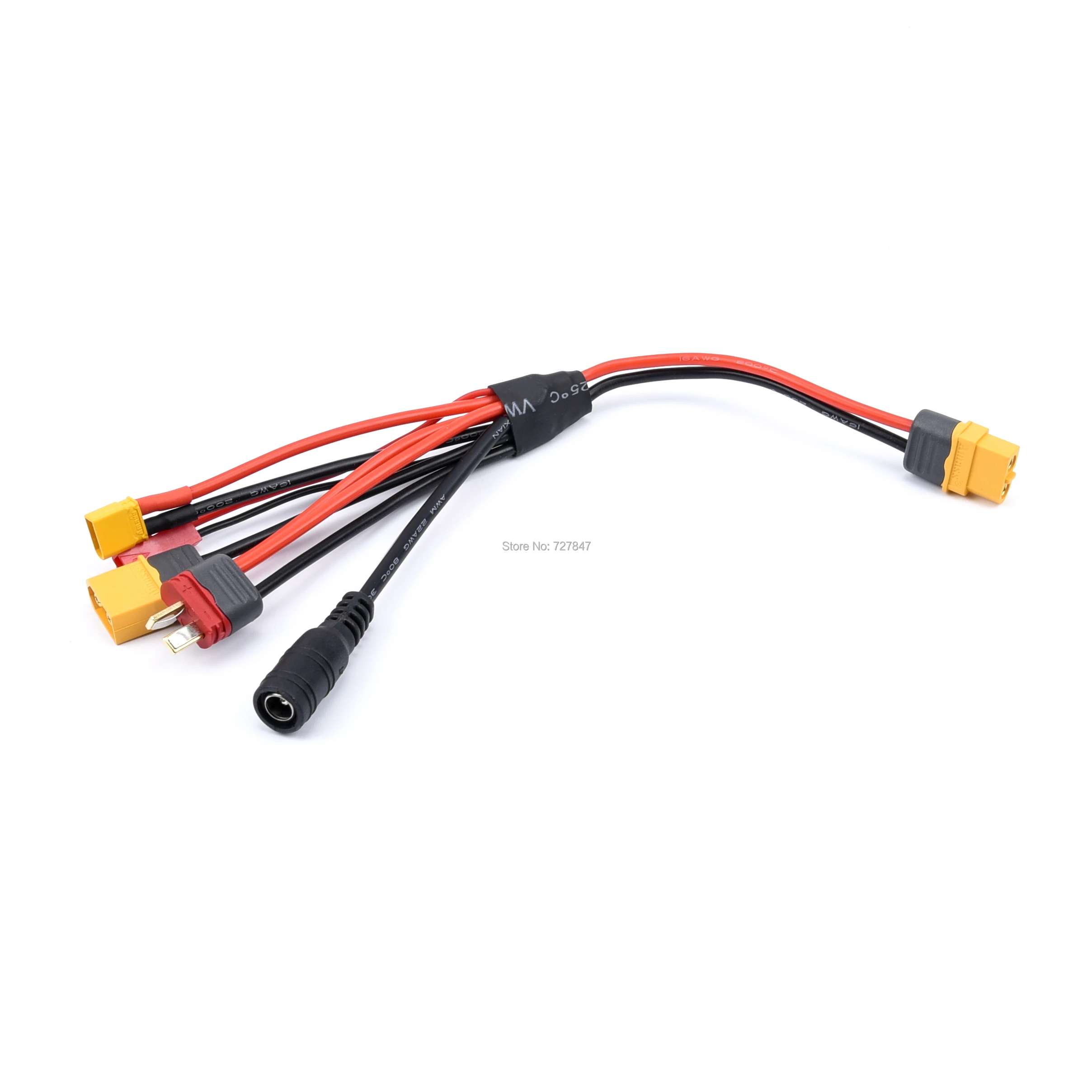 20cm 16AWG 4.0mm Banana Plug XT60 to 18awg XT60 XT30 DC5.5