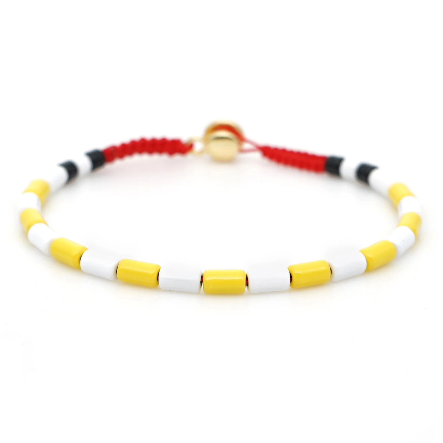 Shinus Enamel Tile Bracelets Bohemian Bracelet Women Summer Beach Fashion Jewelry Gift Accessories Paint Alloy Beads Adjustable