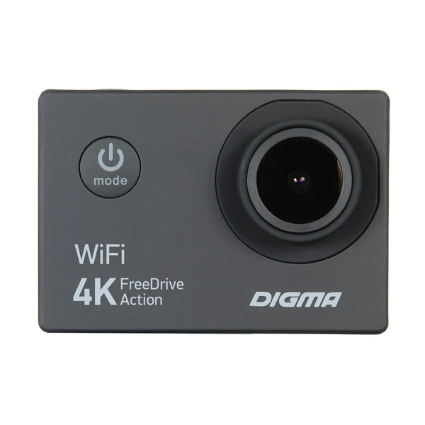Видеорегистратор DIGMA FreeDrive Action 4K WiFi черный (fdac4w)|Видеорегистраторы| |