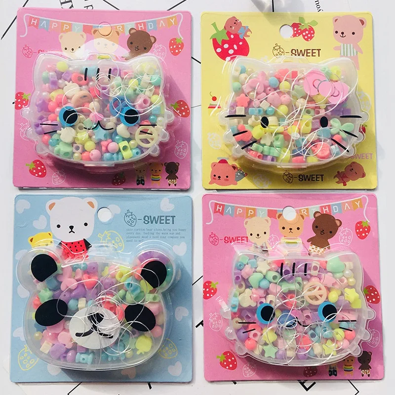 Good Deal Bracelet Necklace Jewelry Girls Bead-Craft-Toys DIY Handmade Kids Puzzle Gifts Acrylic qzKzZ6e5X